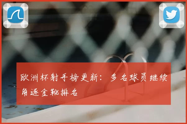 欧洲杯射手榜更新：多名球员继续角逐金靴排名
